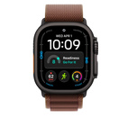 49mm Burgundy Alpine Loop - Large - Black Titanium Finish