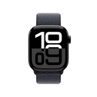 Apple Watch Series 10 GPS + Cellular 42mm Jet Black Aluminium - Ink Sport Loop