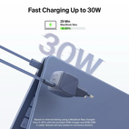 Belkin BOOSTCHARGE USB-C 30W PD3.1 PPS Charger + 2m USB-C Cable Indigo