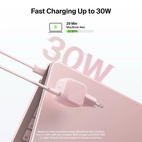 Belkin BOOSTCHARGE USB-C 30W PD3.1 PPS Charger + 2m USB-C Cable Blush