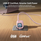 Belkin BOOSTCHARGE USB-C 30W PD3.1 PPS Charger + 2m USB-C Cable Blush