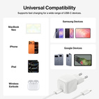 Belkin BOOSTCHARGE USB-C 30W PD3.1 PPS Charger + 2m USB-C Cable Silver