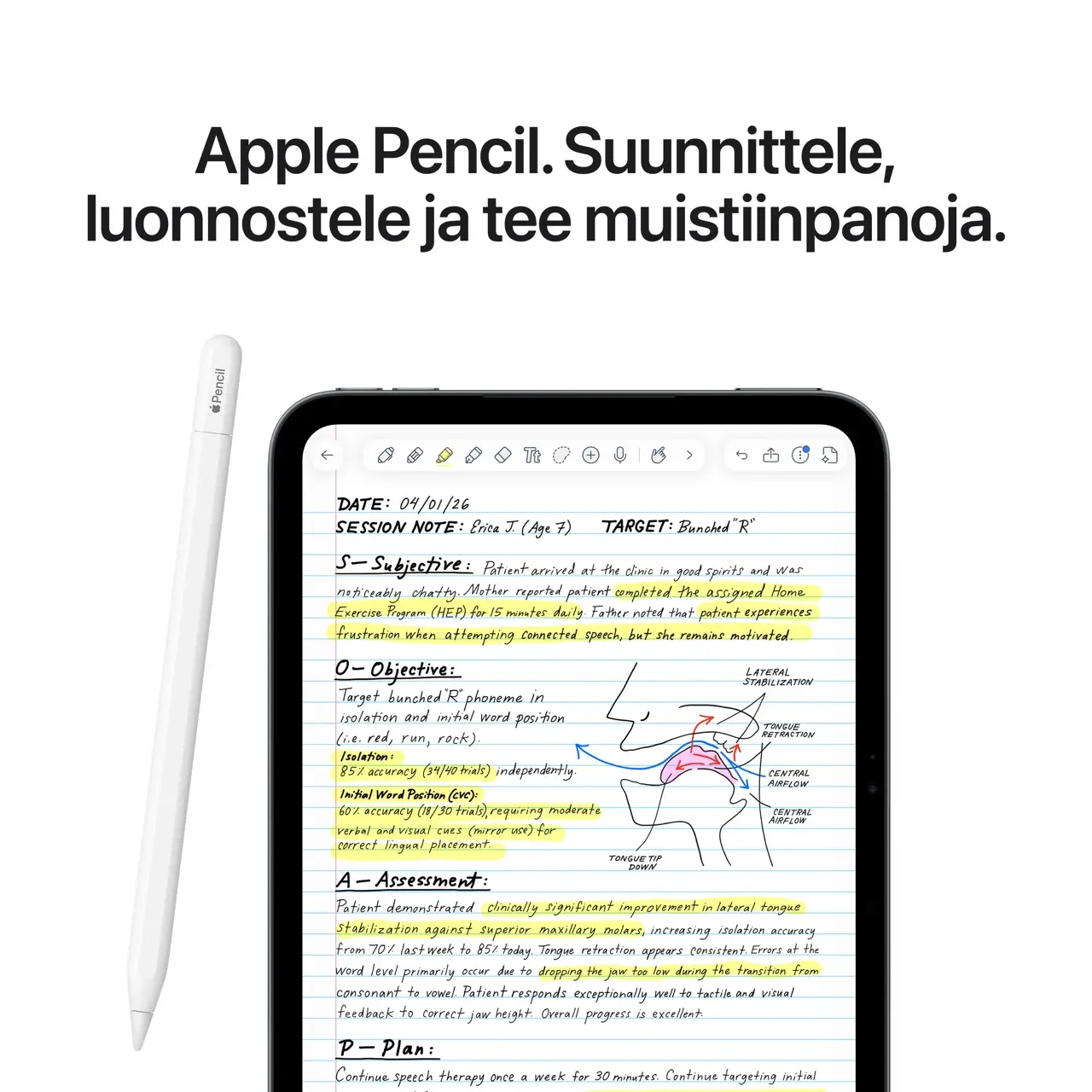 iPad mini A20 Pro w/Nano-texture Glass WiFi+Cellular 256GB Midnight