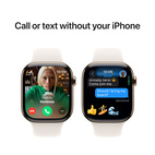Apple Watch Series 10 GPS + Cellular 46mm Gold Titanium - Starlight Sport Band - Medium/Large