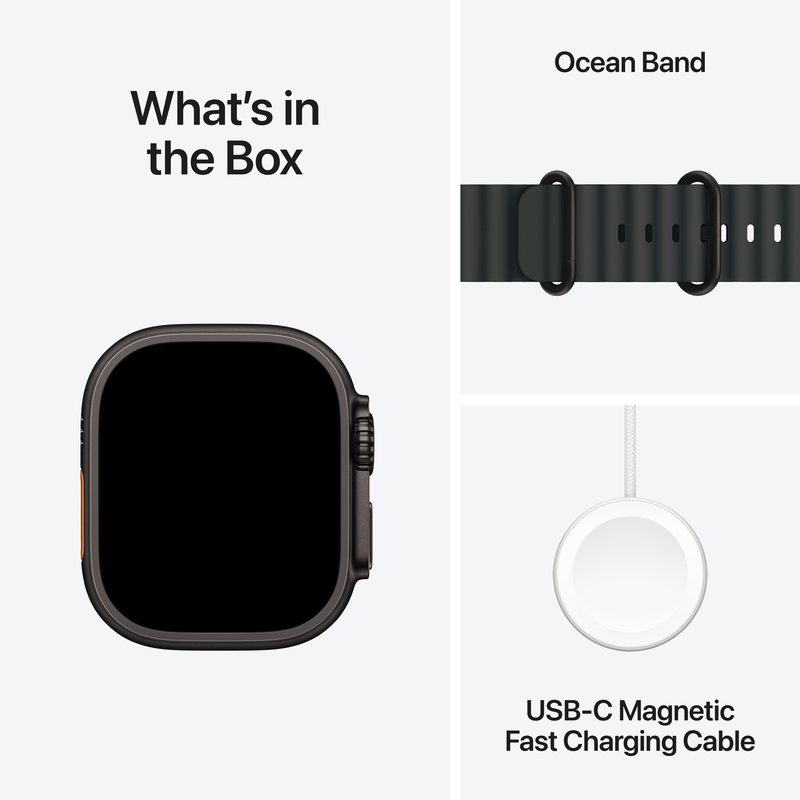 Apple Watch Ultra 2 GPS + Cellular 49mm Black Titanium - Black Ocean Band