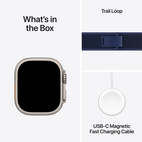 Apple Watch Ultra 2 GPS + Cellular 49mm Natural Titanium - Blue Trail Loop - Medium/Large