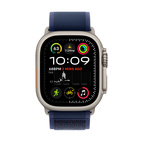 Apple Watch Ultra 2 GPS + Cellular 49mm Natural Titanium - Blue Trail Loop - Medium/Large
