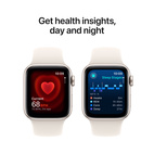 Apple Watch SE 2024 GPS 40mm Starlight Aluminium - Starlight Sport Band - Medium/Large