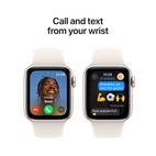 Apple Watch SE 2024 GPS 40mm Starlight Aluminium - Starlight Sport Band - Medium/Large