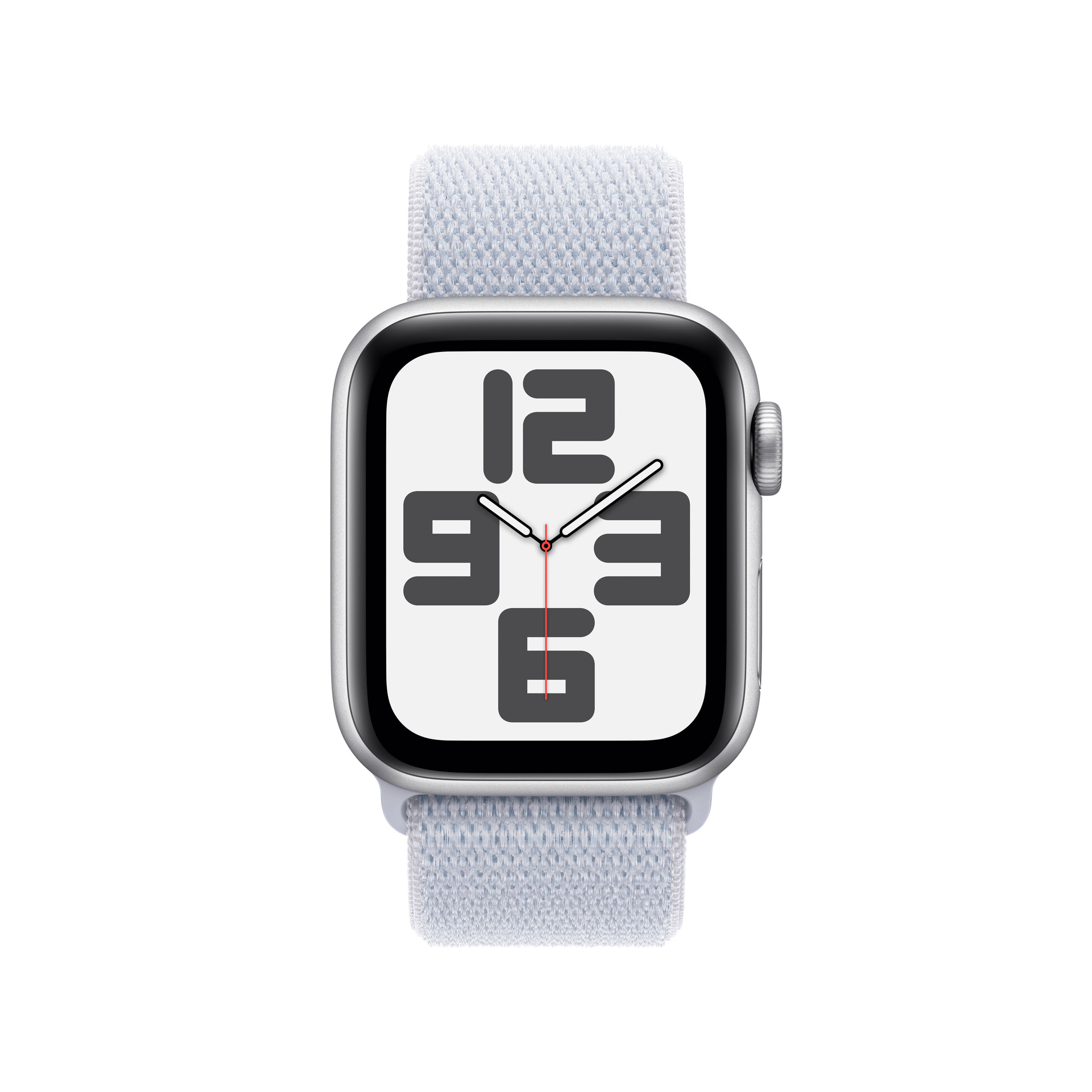 Apple Watch SE 2024 GPS + Cellular 40mm Silver Aluminium - Blue Cloud Sport Loop
