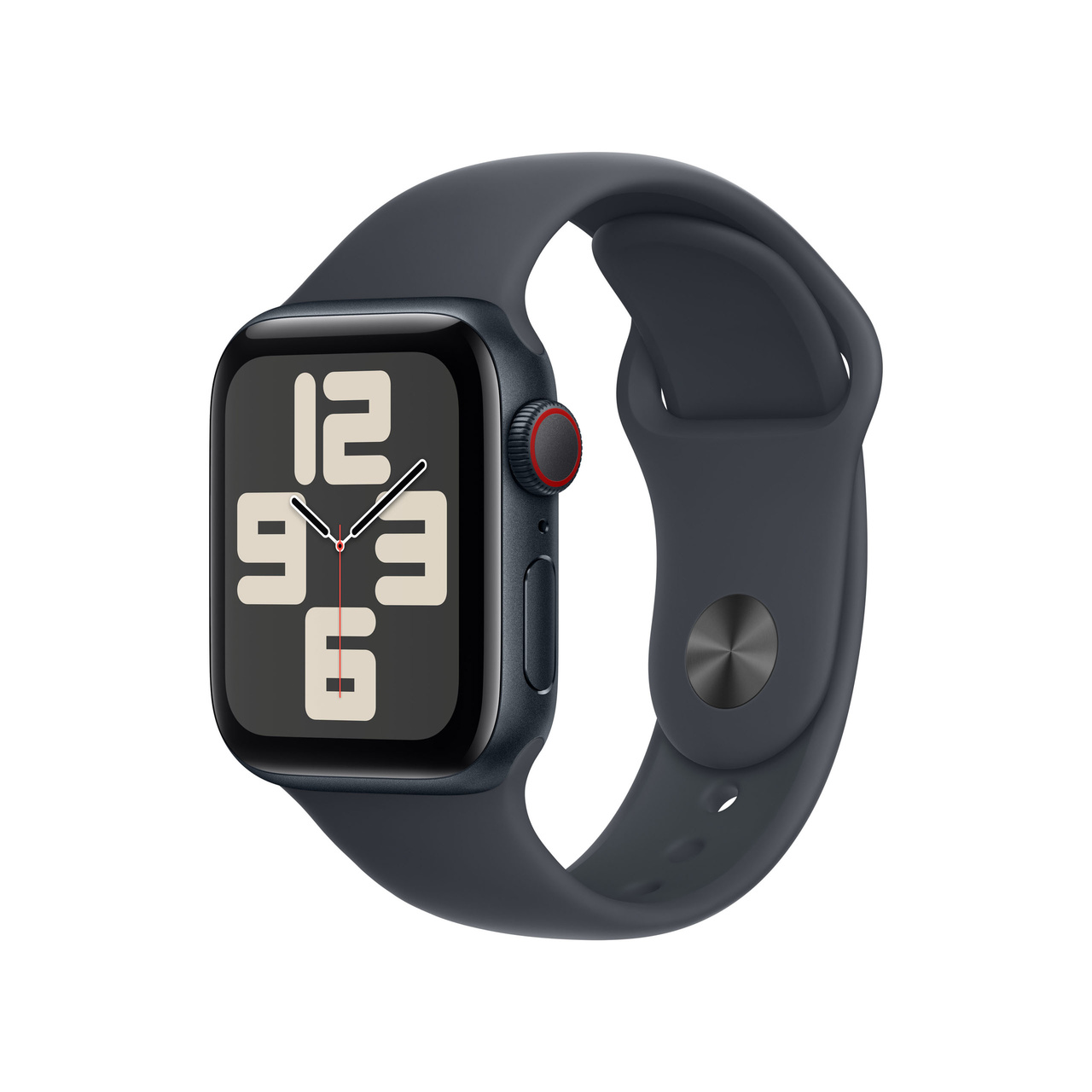 Apple Watch SE 2024 GPS + Cellular 40mm Midnight Aluminium - Midnight Sport Band - Medium/Large