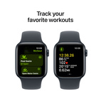 Apple Watch SE 2024 GPS + Cellular 40mm Midnight Aluminium - Midnight Sport Band - Medium/Large
