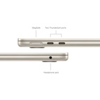 MacBook Air 13,6" Apple M3 8-Core CPU & 10-Core GPU 24GB/512GB/Starlight