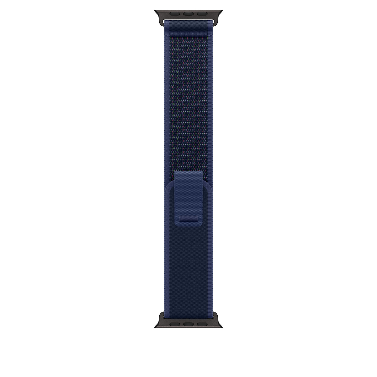 Apple Watch 49mm Trail Loop Blue - S/M - Black Titanium