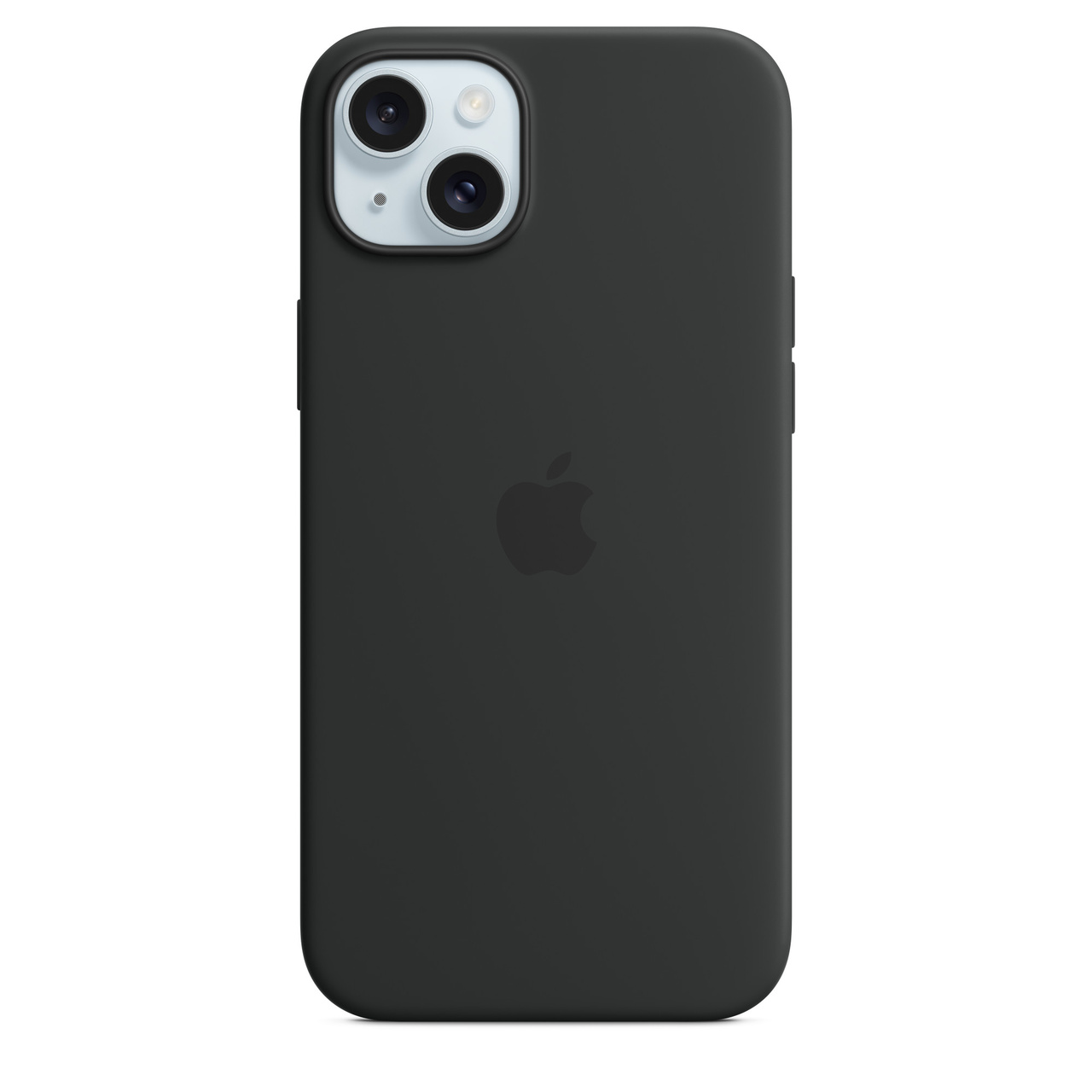 Apple iPhone 15 Plus Silicone Case w/MagSafe - Black