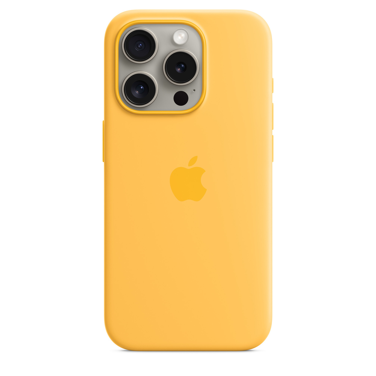 Apple iPhone 15 Pro Silicone Case w/MagSafe - Sunshine