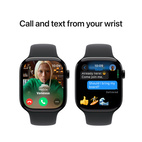 Apple Watch Series 10 GPS 46mm Jet Black Aluminium - Black Sport Band - Small/Medium