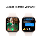 Apple Watch Series 10 GPS 46mm Rose Gold Aluminium - Light Blush Sport Band - Medium/Large