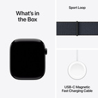 Apple Watch Series 10 GPS 46mm Jet Black Aluminium - Ink Sport Loop