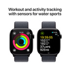 Apple Watch Series 10 GPS 46mm Jet Black Aluminium - Ink Sport Loop