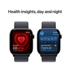 Apple Watch Series 10 GPS 46mm Jet Black Aluminium - Ink Sport Loop