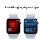 Apple Watch Series 10 GPS 46mm Silver Aluminium - Blue Cloud Sport Loop