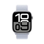 Apple Watch Series 10 GPS 46mm Silver Aluminium - Blue Cloud Sport Loop