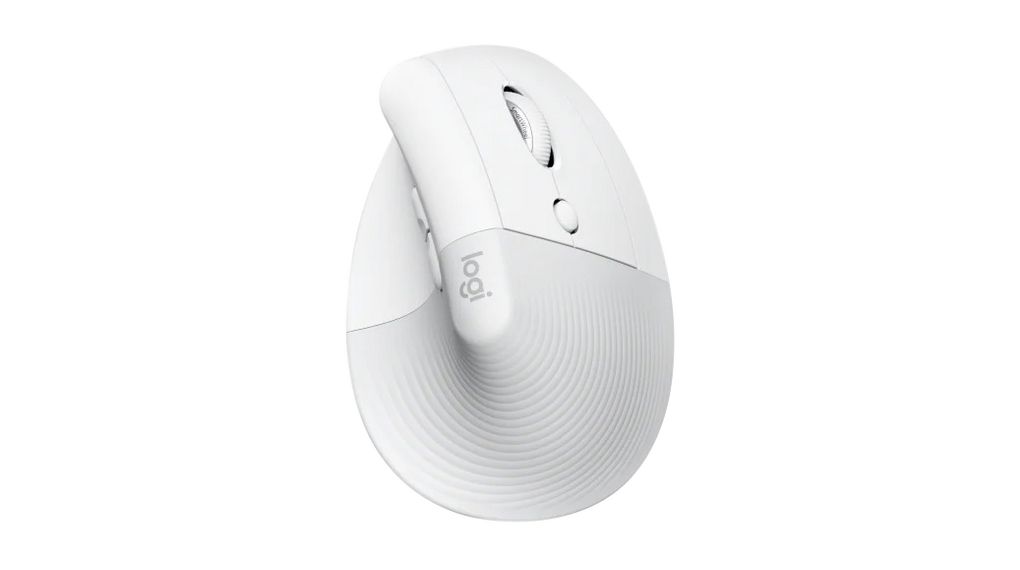 Logitech Lift for Mac Vertical Ergonomic Bluetooth Mouse - Pale Grey