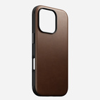 Nomad Modern Leather Case w/MagSafe iPhone 16 Pro - Brown