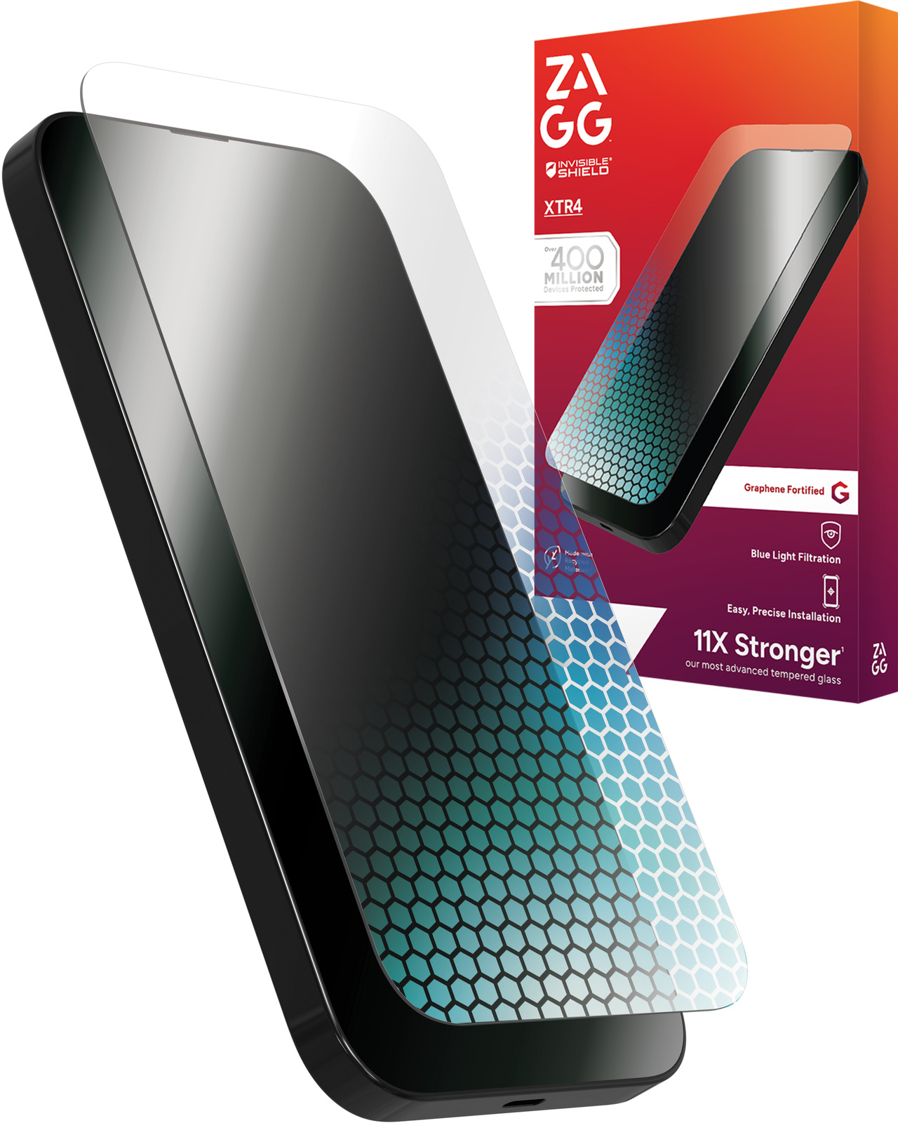 ZAGG invisibleSHIELD XTR4 GLASS for iPhone 16 Pro Max