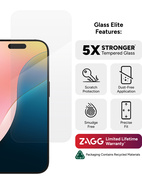 ZAGG invisibleSHIELD Elite+ GLASS for iPhone 16 Pro