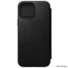 Nomad Modern Leather Folio w/MagSafe iPhone 15 Pro - Black