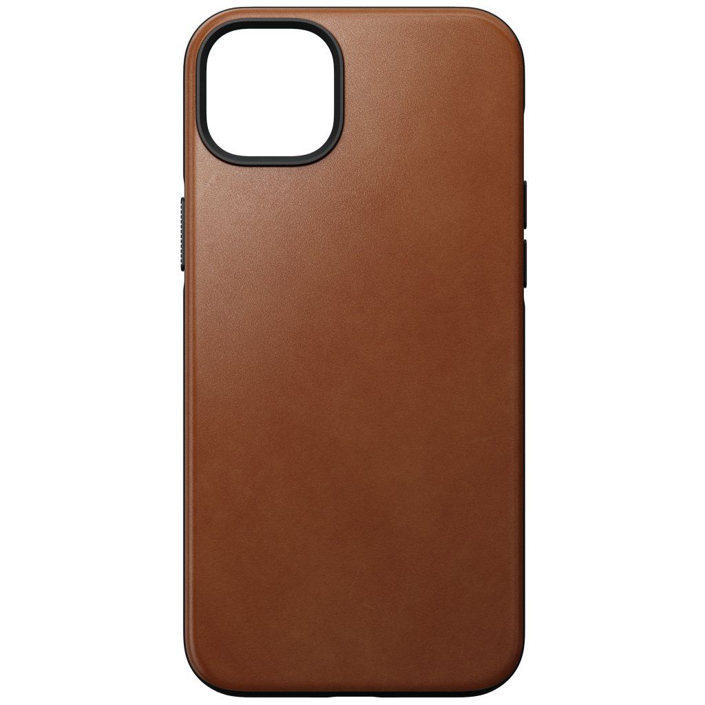 Nomad Modern Leather Case w/MagSafe iPhone 15 - English Tan