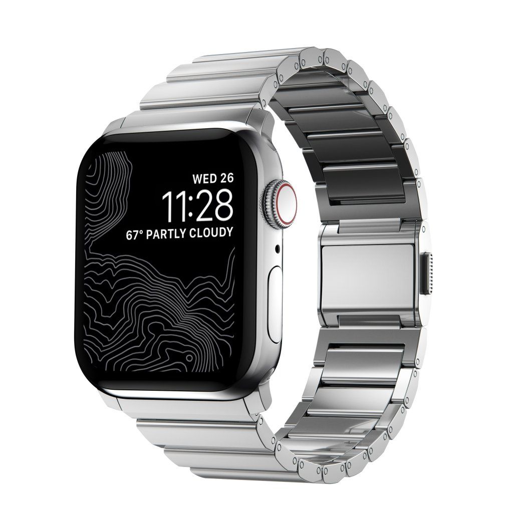 Nomad Watch 44/45/49mm Steel Band Silver