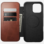 Nomad Modern Leather Folio w/MagSafe iPhone 16 Pro Max - Olde Dublin - Limited Ed