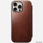 Nomad Modern Leather Folio w/MagSafe iPhone 16 Pro Max - Olde Dublin - Limited Ed