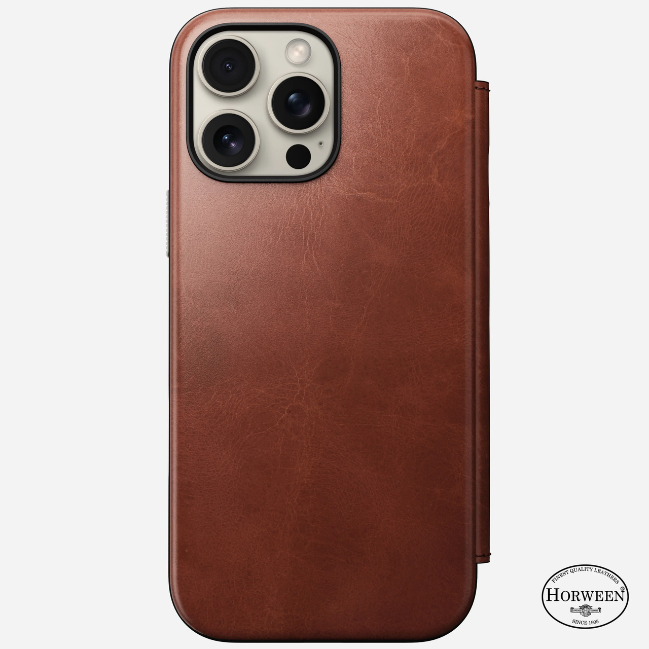 Nomad Modern Leather Folio w/MagSafe iPhone 16 Pro Max - Olde Dublin - Limited Ed