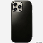 Nomad Modern Leather Folio w/MagSafe iPhone 16 Pro Max - Green Chrome - Limited Ed