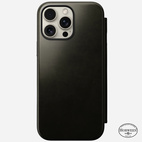 Nomad Modern Leather Folio w/MagSafe iPhone 16 Pro Max - Green Chrome - Limited Ed