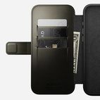 Nomad Modern Leather Folio w/MagSafe iPhone 16 Pro Max - Green Chrome - Limited Ed