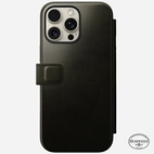 Nomad Modern Leather Folio w/MagSafe iPhone 16 Pro Max - Green Chrome - Limited Ed