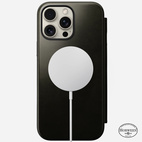 Nomad Modern Leather Folio w/MagSafe iPhone 16 Pro Max - Green Chrome - Limited Ed