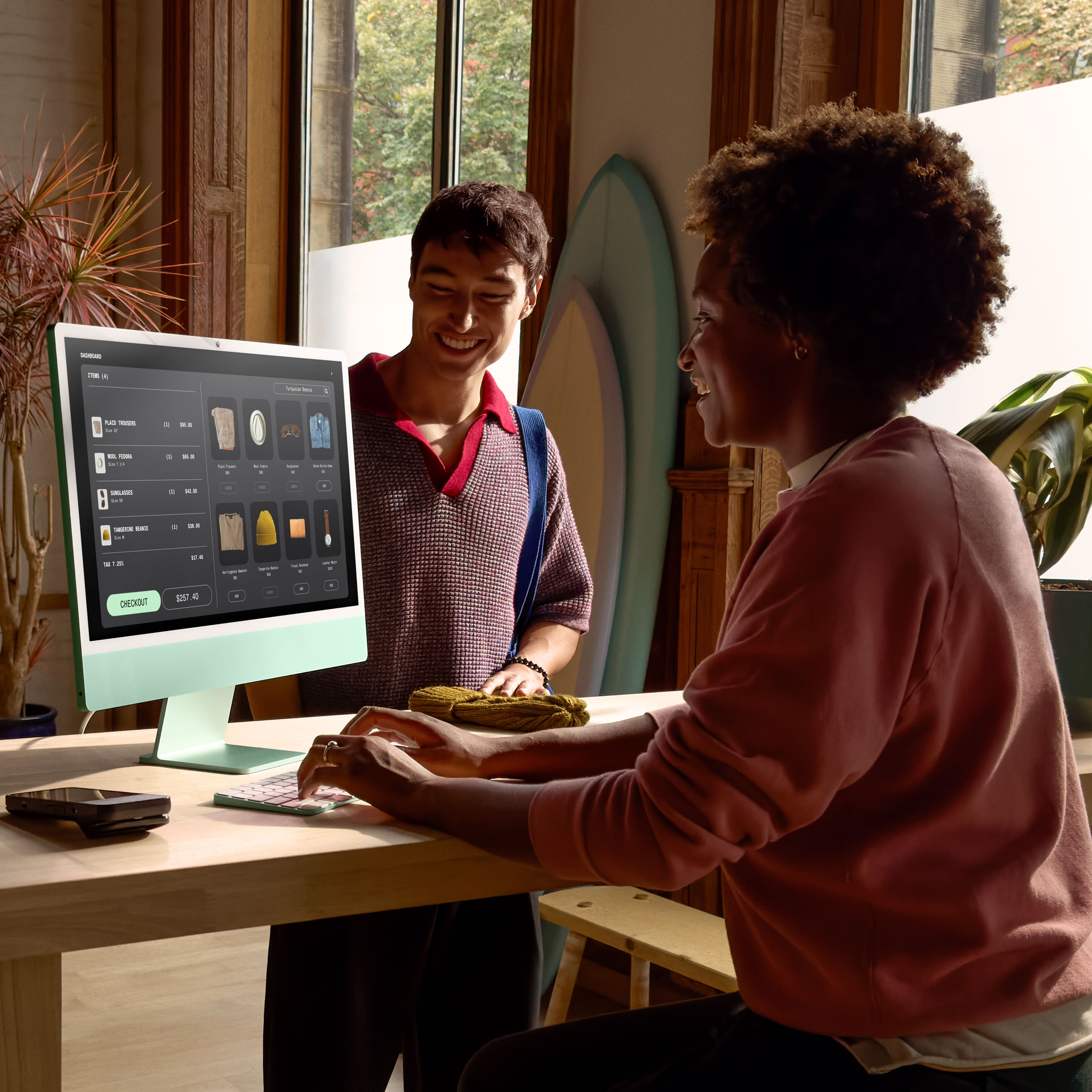 iMac 24" Retina 4.5K w/ Nano-texture Apple M4 10-Core CPU & 10-Core GPU 16GB/256GB Silver