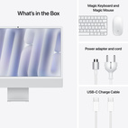 iMac 24" Retina 4.5K Apple M4 8-Core CPU & 8-Core GPU 16GB/256GB Silver