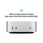 Mac mini Apple M4 10-Core CPU & 10-Core GPU 16GB/256GB SSD/Silver