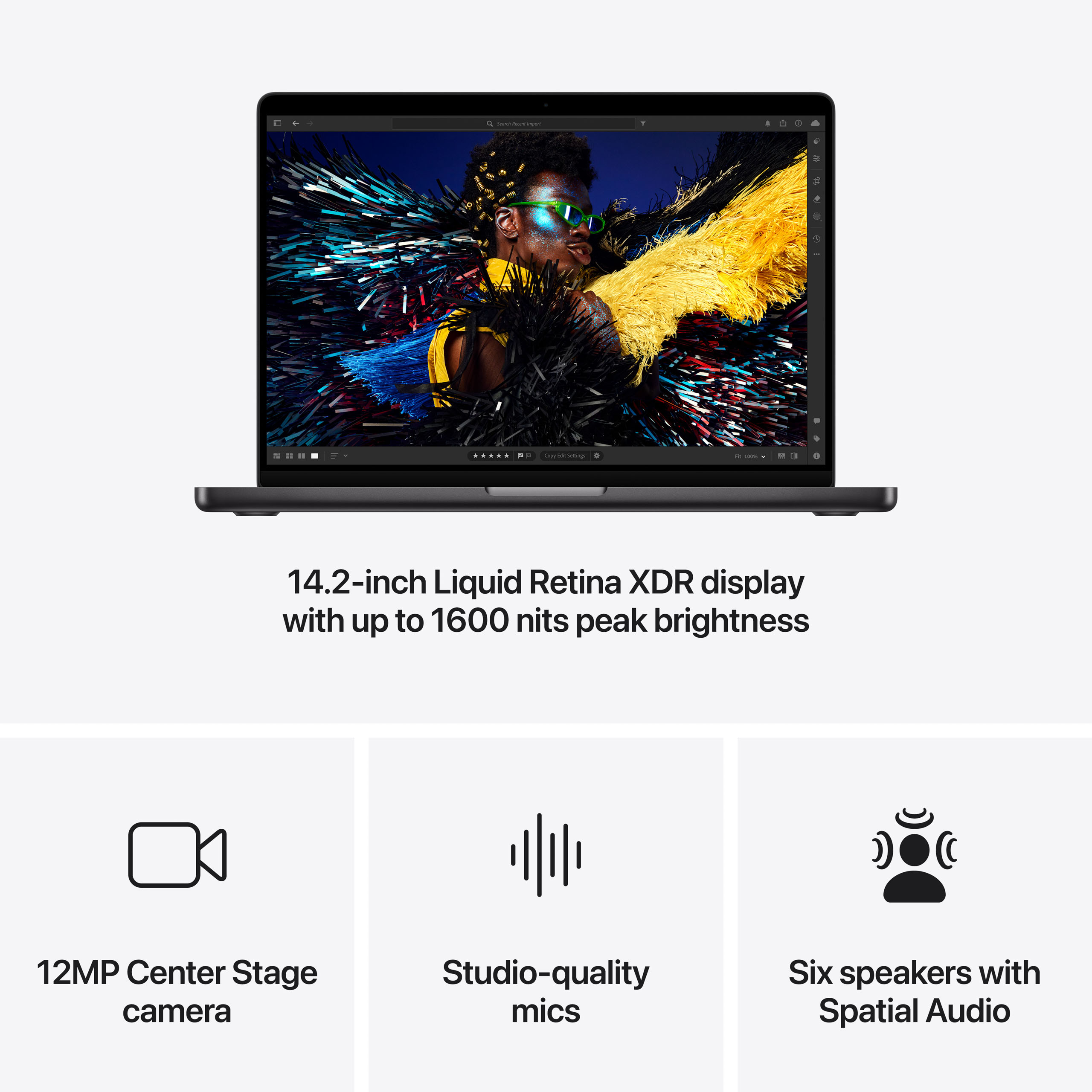 MacBook Pro 14,2" Apple M4 10-Core CPU & 10-Core GPU 16GB/512GB/Space Black