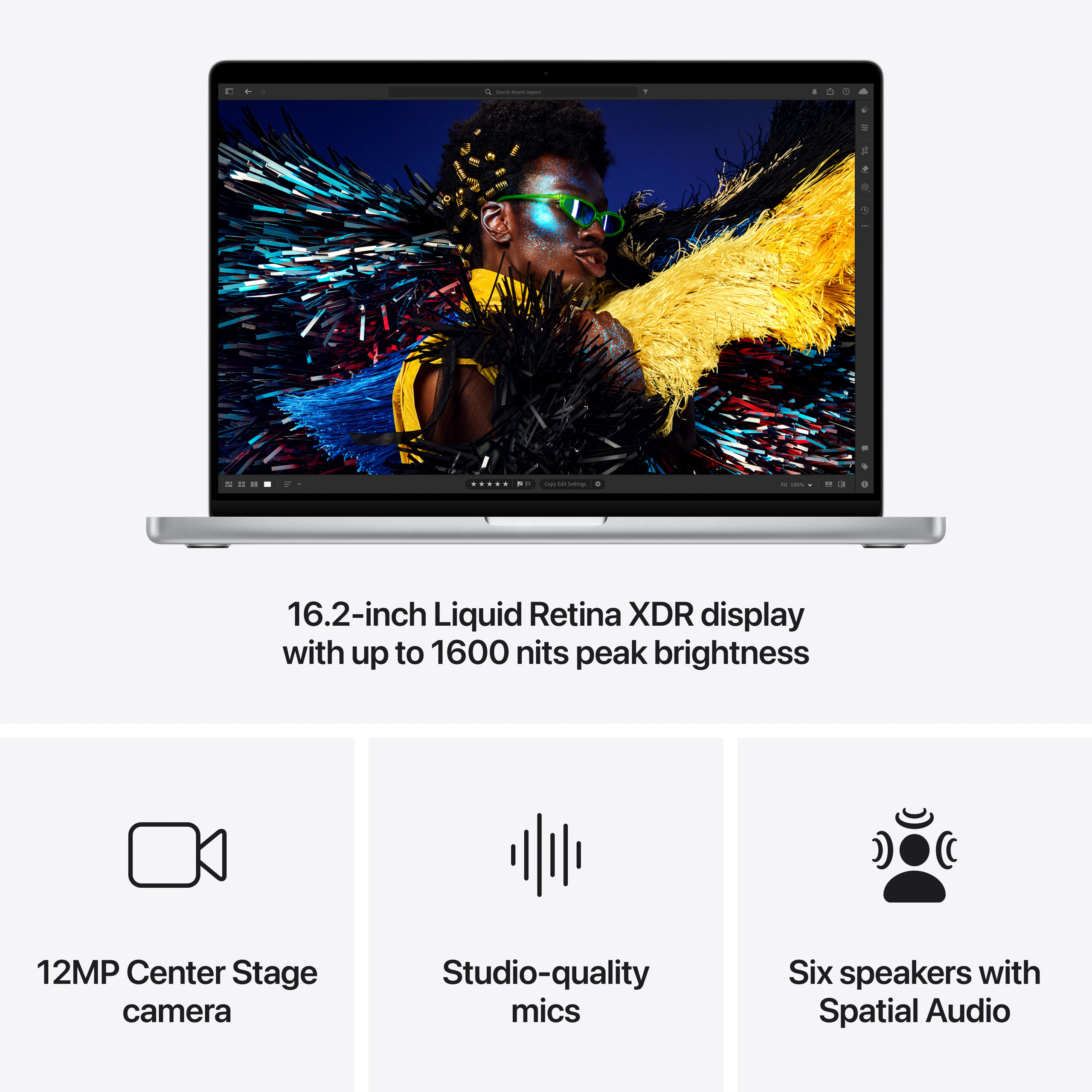 MacBook Pro 16,2" Apple M4 Pro 14-Core CPU & 20-Core GPU 24GB/512GB/Silver