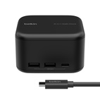 Belkin CONNECT USB-C 6-in-1 Multiport GaN Dock 130W Black