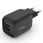 Belkin BOOSTCHARGE USB-C 65W GaN 2-port Charger Black