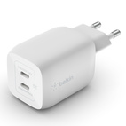 Belkin BOOSTCHARGE USB-C 65W GaN 2-port Charger White